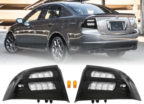 Miniatura 12 de USR DEPO 3G TL Luces traseras - Carcasa trasera de lámparas de estilo JDM en negro (izquierda + derecha) Compatible con 2004-2008 Acura TL todos