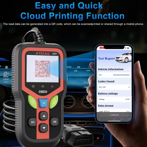 Miniatura 6 de Herramienta de diagnóstico del escáner OBD2, comprueba las luces del motor y el código de problema del vehículo claro, prueba de arranque