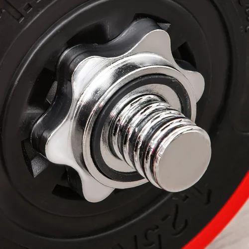 Miniatura 8 de Soozier Adjustable Dumbbell Set, Convertible to Barbell Weight Set for Home Gym Women and Men Weight Lifting Training.