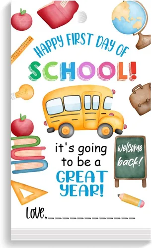 Miniatura 15 de Etiquetas divertidas para bolsas de regalo de regreso a clases, divertidas etiquetas de regalo para el primer día de escuela, etiquetas de regalo