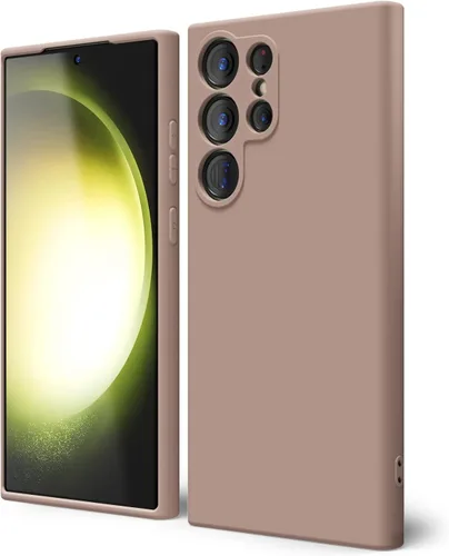 oakxco Funda para teléfono Samsung Galaxy S23 Ultra de silicona líquida, bonita delgada fina cubierta de gel suave de goma TPU suave para mujeres y