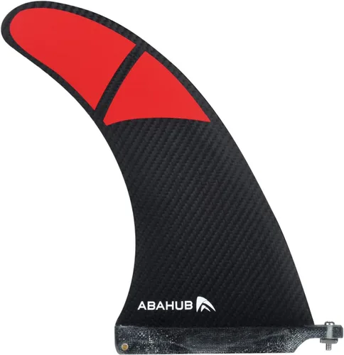 Miniatura 11 de Abahub Aleta central única SUP de 9/10 pulgadas con 1 tornillo de aleta sin herramienta, aletas de repuesto de SUP reforzadas con fibra de vidrio