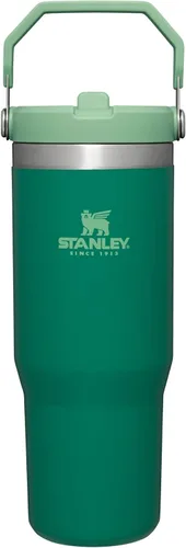 Miniatura 61 de Stanley IceFlow - Vaso con pajilla abatible con asa, de 20 onzas, tapa giratoria y popote abatible, botella de agua resistente a fugas, acero