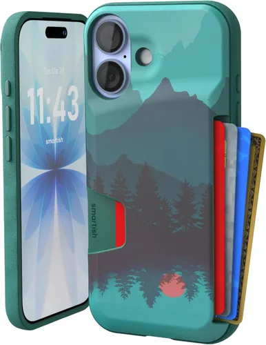 Miniatura 109 de Smartish - Funda tipo cartera para iPhone 11, diseño de cartera volumen 1 [delgada + protectora] con tarjetero - probada para caídas con ranura