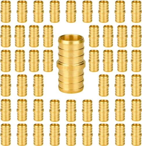Miniatura 37 de SUNGATOR Paquete de 50 accesorios Pex de 1/2" en T, accesorios Pex de 1/2 pulgada en T, sin plomo, de latón, certificados NSF