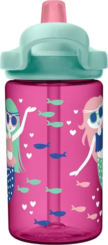Miniatura 30 de CamelBak Eddy+ Kids Water Bottle with Bite Valve Straw, Leak‑Resistant Easy‑Sip Design for Everyday Hydration, 14oz Kids Animales de la selva