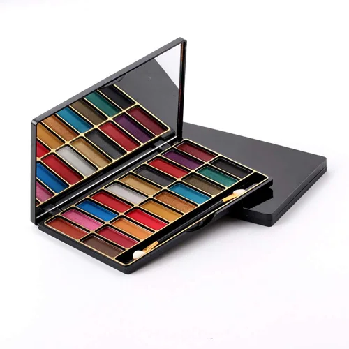 Miniatura 6 de DISAAR Beauty Paleta de sombra de ojos húmedos de 20 colores brillantes, talco dorado, impermeable, tecnología nano avanzada, efecto de larga MT 1#