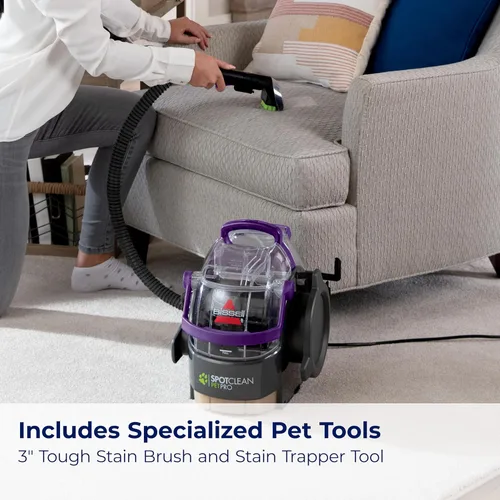Miniatura 12 de Bissell SpotClean Pet Pro - Limpiador de alfombras portátil, 2458