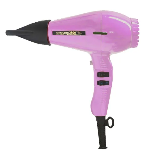 Miniatura 2 de Turbo Power TwinTurbo 3800 - Secador de pelo rosa de cerámica e iónico, respetuoso con el medio ambiente, + accesorio de soplado caliente M Hair