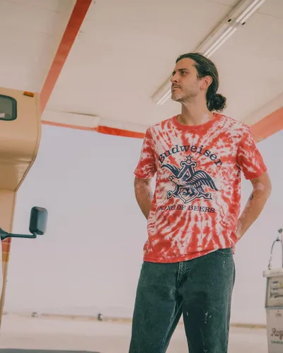 Miniatura 2 de Camiseta vintage Budweiser Tie Dye