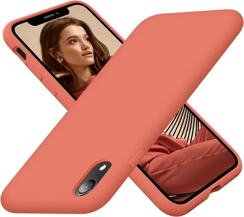 Miniatura 22 de Cordking - Carcasas para iPhone XR, de silicona muy delgada, a prueba de golpes, con forro de microfibra suave a prueba de rayones, de 6.1 pulgadas