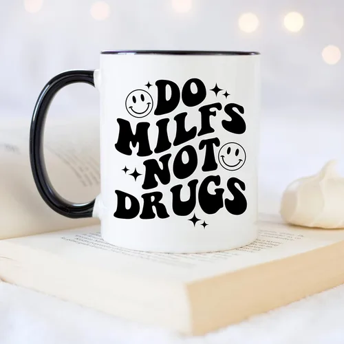 Miniatura 4 de YouNique Designs Funny Guy Mugs, taza de café divertida para hombres, taza de café traviesa para él, taza milf, taza milf, taza de café de elefante