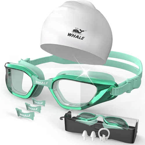 Miniatura 7 de Whale Gafas de natación para adultos, antiempañamiento, cómodas, polarizantes, para adultos, unisex
