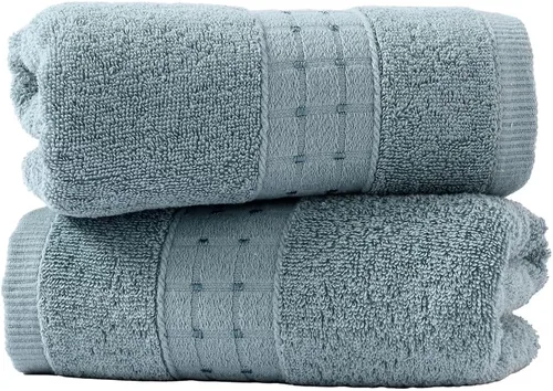 Miniatura 2 de sense gnosis Toallas de mano 100% algodón verdes, absorbentes, súper suaves, sin pelusas, toallas de mano para baño, viajes, yoga, deporte, spa