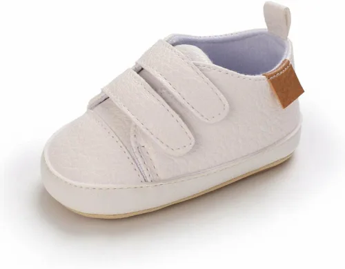 Miniatura 6 de Zapatos de lona y mezclilla con diseño de estrella para bebé - Tenis con suela suave antideslizante y caña alta, ideales para los primeros pasos