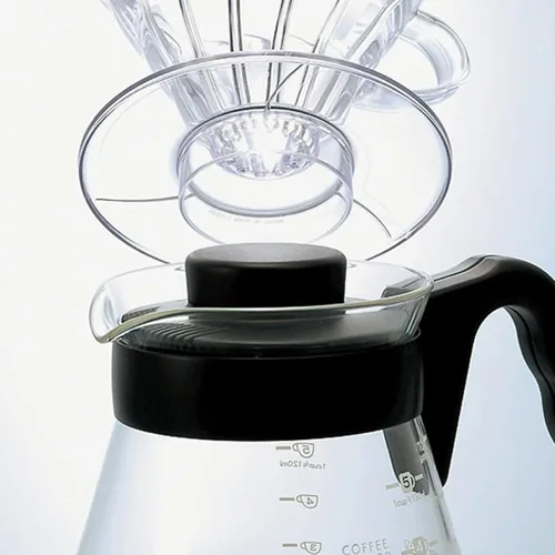 Miniatura 4 de Hario V60 Jarra de café de vidrio, 450ml, Negro