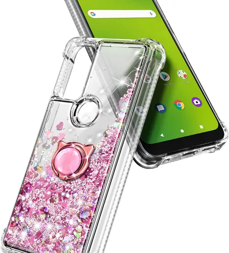 Miniatura 5 de NZND Funda para AT&T Radiant Max 5G, Cricket Dream 5G/AT&T Fusion 5G/Innovate 5G con protector de pantalla de vidrio templado, soporte