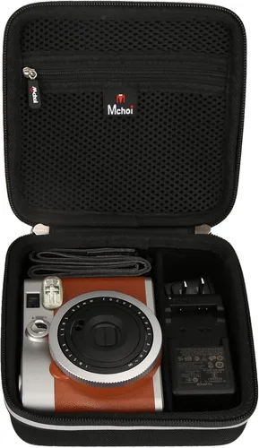Miniatura 2 de Mchoi Funda rígida portátil compatible con cámara de película instantánea Fujifilm Mini 90 y accesorios, solo funda
