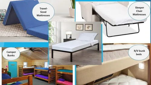 Miniatura 3 de Gilbins Sábana bajera ajustable de 30 x 75 pulgadas, hecha de algodón, perfecta para literas de campamento, caravanas, camas de invitados Blanco