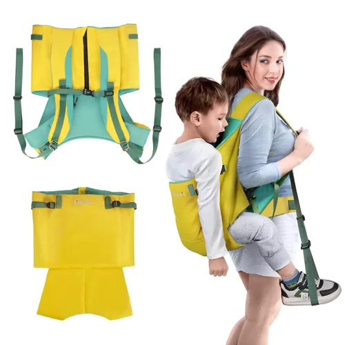 Miniatura 8 de Mochila portabebés de senderismo para niños mayores de 3 a 12 años de edad, adecuada para niños que miden la cintura de menos de 30 pulgadas. Cómoda