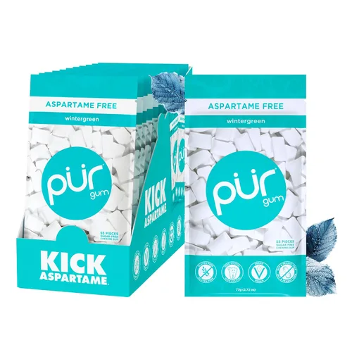 Miniatura 23 de PUR Gum Chicle sin Aspartamo 100% Xilitol Chicle con sabor natural a canela, 55 piezas (paquete de 1)