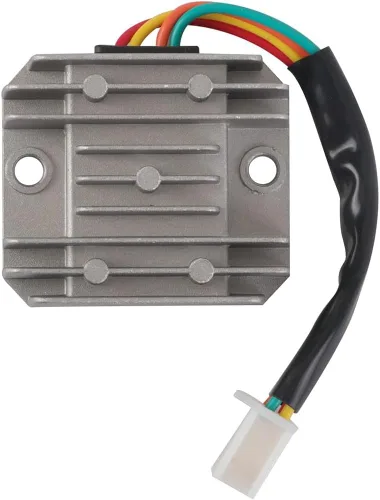 Miniatura 8 de Regulador de voltaje rectificador de 4 cables para GY6 50cc 60cc 80cc 125cc 150cc CG125cc 150cc 200cc 250cc ATV Dirt Bike Go Kart Moped Scooter