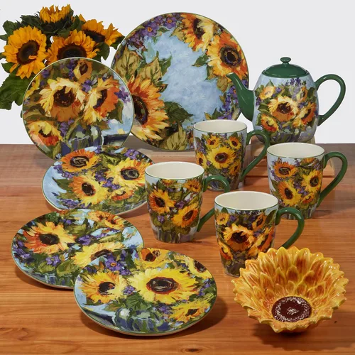 Miniatura 4 de Certified International Ramo de girasol 36 oz. Tetera
