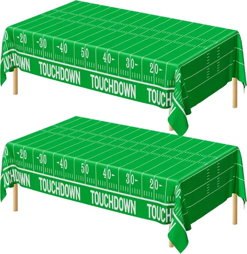 Miniatura 67 de Suministros de regreso a clases, 2 manteles de 108 x 54 pulgadas, manteles desechables coloridos para el primer día de escuela, rectangular