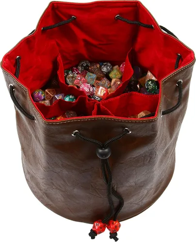 Miniatura 10 de Forged Dice Co. Pouch of The Endless Hoard Bolsa de Dados - Contiene Más de 1,000 Dados Poliédricos - Bolsa de Almacenamiento de Dados con 7