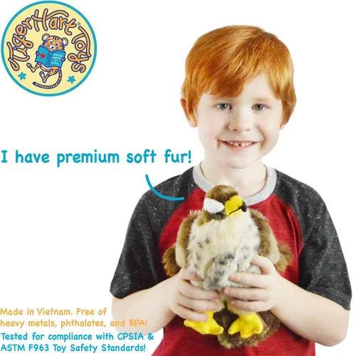 Miniatura 5 de TigerHart Percival El Halcón Peregrino - Animal de peluche de 9 pulgadas de felpa