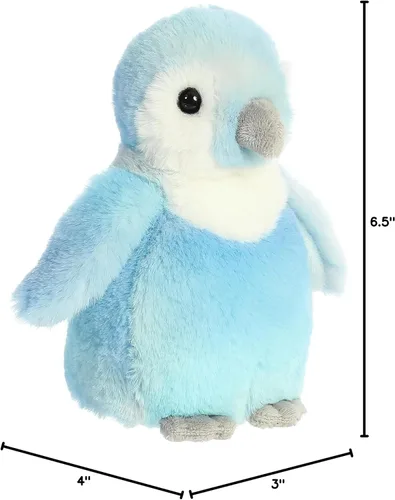 Miniatura 5 de Aurora® Adorable Mini Flopsie™ - Animal de peluche de pingüino bebé, facilidad lúdica, compañeros atemporales, arco iris, 8 pulgadas
