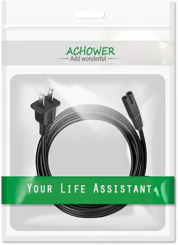 Miniatura 6 de Cable de alimentación de repuesto para iRobot Roomba – [listado por UL] Extensión de 6 pies para iRobot Roomba Base de carga integrada para el hogar