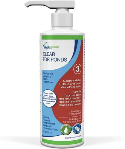 Miniatura 8 de Aquascape Tratamiento de agua transparente para estanques de koi y peces, mezcla de clarificadores para limpiar el agua turbia o descolorida