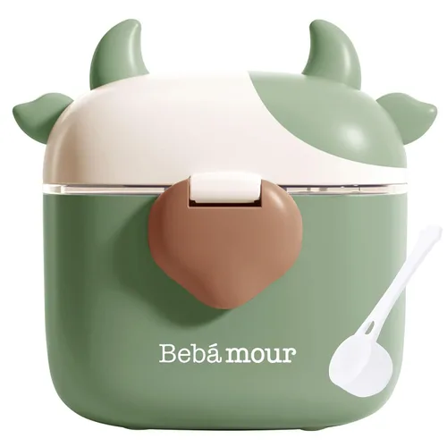 Miniatura 11 de Bebamour Dosificador de Fórmula para Bebés Para Llevar, Contenedor de Fórmula para Viajar, Porta Fórmula para Viajes, Contenedor para Almacenar