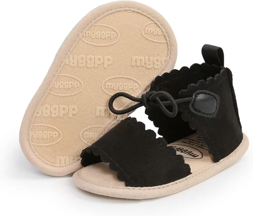 Miniatura 57 de Sandalias de verano para bebés, niñas y niños, unisex, antideslizantes, suela suave, transpirable, para primeros pasos, zapatos de playa al aire