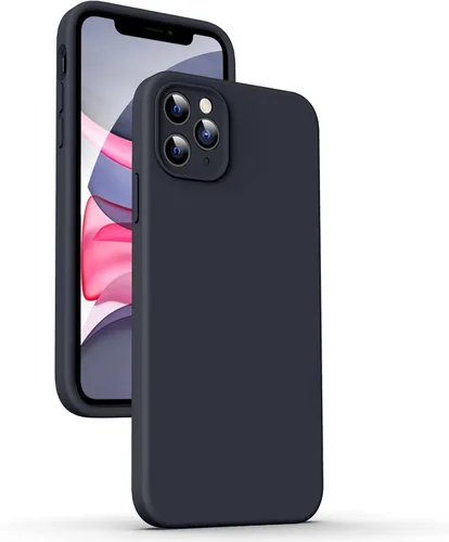 Miniatura 119 de Supdeal Funda de silicona líquida para iPhone 12 Pro Max, [protección de cámara] [antihuellas dactilares] [carga inalámbrica] Funda protectora de 4