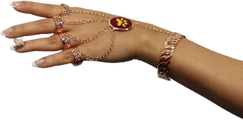 Miniatura 2 de ZAG STORE - Mariquita milagrosa - Pulsera de tigre morada rosa morado Cobre