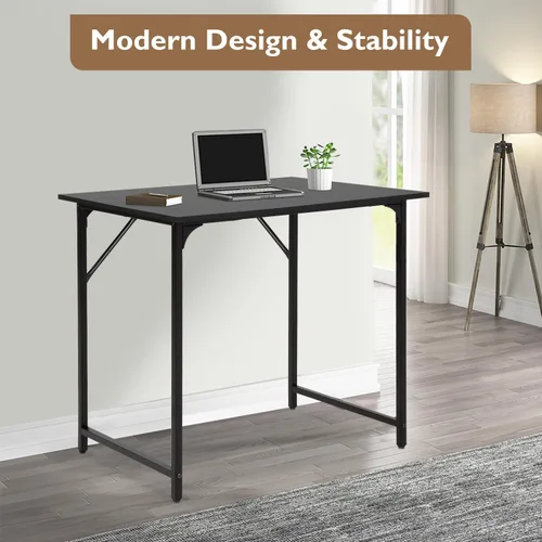 Miniatura 7 de BestOffice Escritorio para computadora, escritorio de oficina en casa, estilo moderno y simple para oficina en casa, estudio y escritura