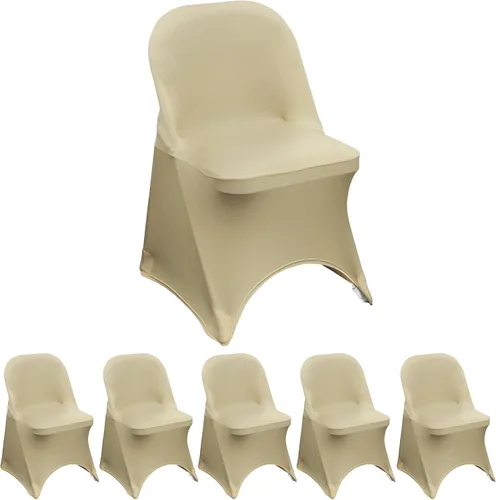 Miniatura 27 de YOUR CHAIR COVERS - Funda para silla plegable de elastano azul claro - Funda de cojín tapizada plegable elástica ajustable extraíble lavable
