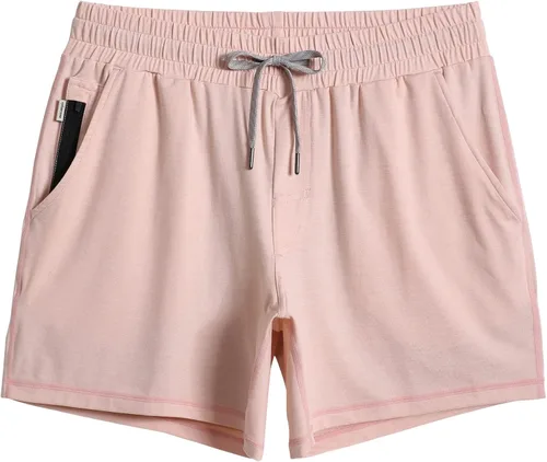 Miniatura 10 de maamgic Pantalones cortos de entrenamiento para hombre de 5 pulgadas, suaves, elásticos, para correr, gimnasio, atléticos, con bolsillos