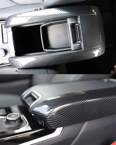 Miniatura 6 de Cubierta para caja de reposabrazos de control central para Toyota Highlander 2020-2025, protector de reposabrazos de fácil limpieza antiarañazos