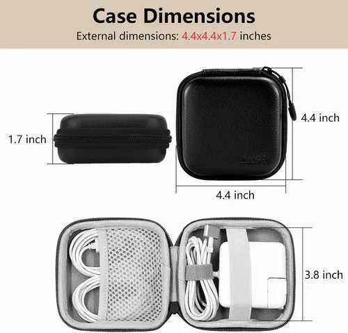 Miniatura 2 de Estuche Cargador para Macbook, Bolsa Organizadora Electrónica Portátil, Bolsa de Almacenamiento de Viaje para Accesorios de Laptop, Adaptador