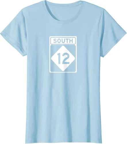 Miniatura 22 de Highway 12 South NC Outer Banks North Carolina Hwy - Camiseta, Negro, S