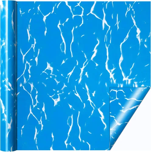Miniatura 9 de Nuanchu Parche de vinilo de 12 x 40 pulgadas, parche de reparación de PVC autoadhesivo impermeable para piscinas sobre el suelo, natación, casa