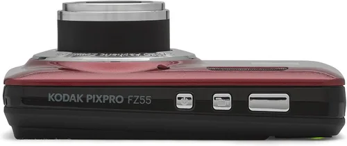 Miniatura 5 de Kodak PIXPRO FZ55, Cámara digital de 16 MP con gran angular de 28 mm (rojo) + paquete de accesorios