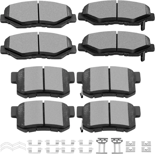 SCITOO - Juego de pastillas de freno de cerámica, 8 pastillas de freno para Honda CR-V 2002-2004, 2003-2011 para Honda Element