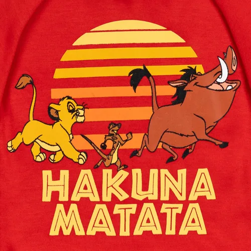 Miniatura 4 de Disney Lion King Simba Pumbaa Timon - Conjunto de sudadera con capucha y pantalones de vellón para niños grandes