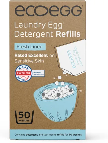 Miniatura 8 de ecoegg Recambio de huevo de lavandería sin fragancia, 50 cargas