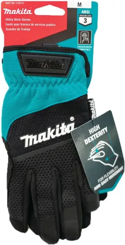 Miniatura 5 de Makita T-04151 Guantes de trabajo de protección flexible con puño abierto (mediano)