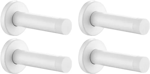 Miniatura 13 de JQK Tope de puerta, acero inoxidable 304 de grosor de 0.039 pulgadas (0.039 in), amortiguador de sonido, tope de puerta, protetor, 2 unidades, Punta